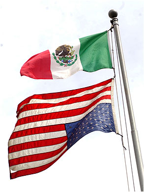 Mexicans disrespecting a US flag